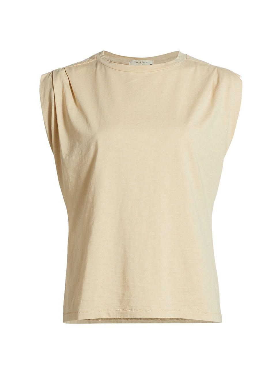 Womens The Slub Pleated Tank Product Image