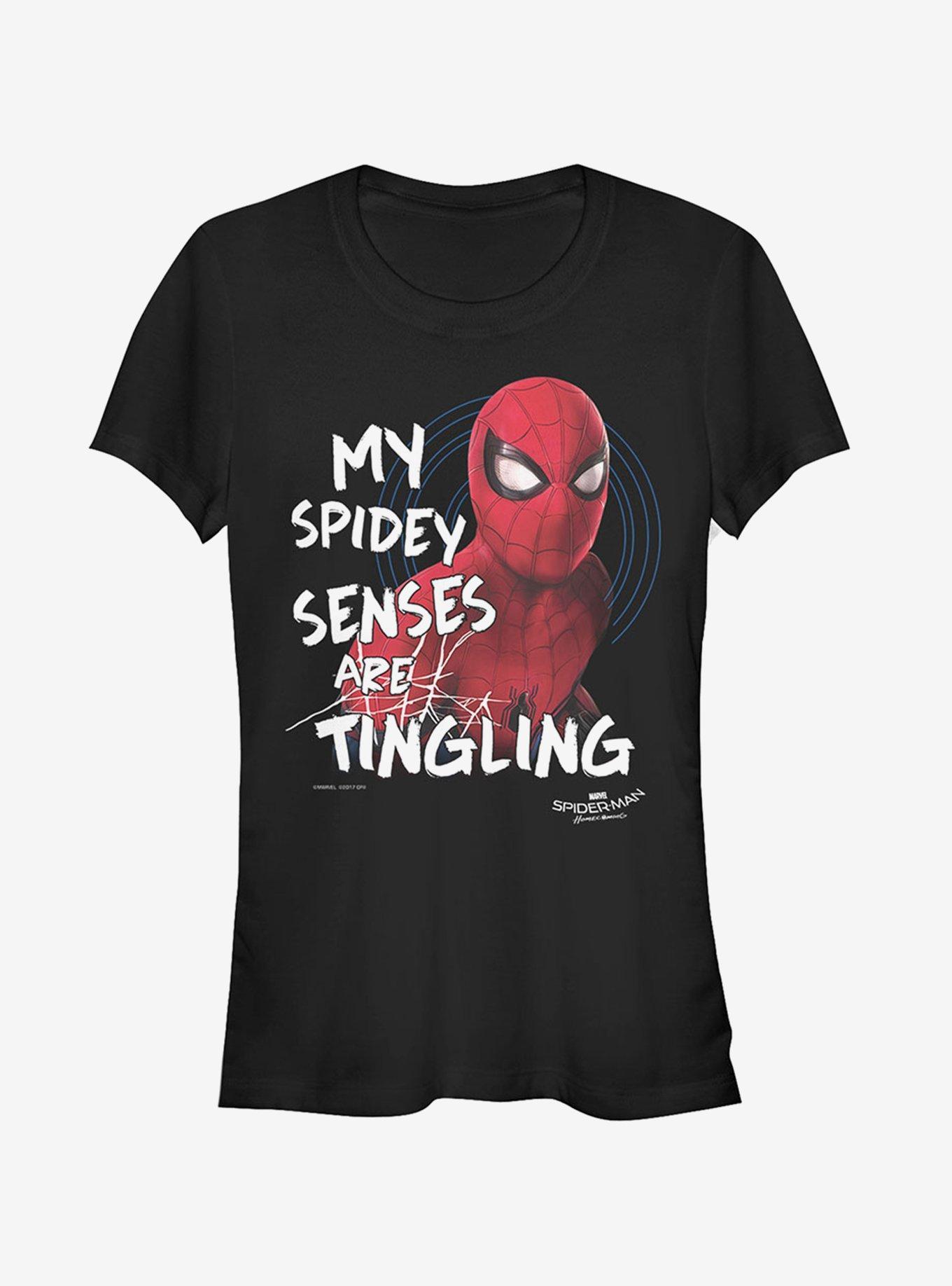 Marvel Spider-Man Homecoming Senses Girls T-Shirt Product Image