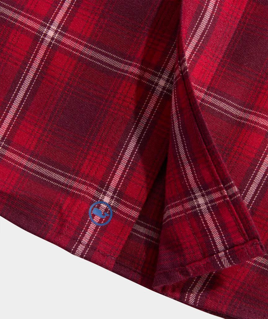 On-The-Go Brushed Twill Plaid Shirt Product Image