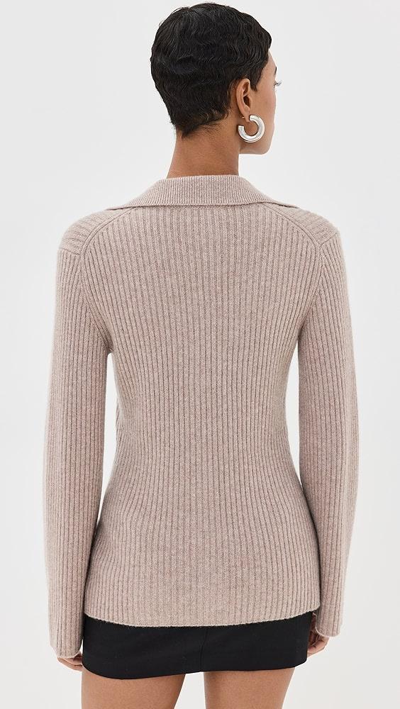 Reformation Shea Cashmere Collared Cardigan | Shopbop Product Image