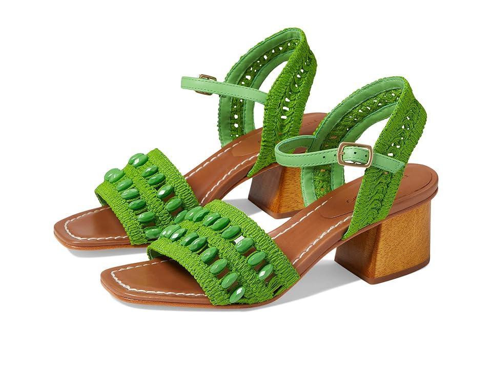 Bernardo Belize (Lime Twist Crochet) Women's Sandals Product Image