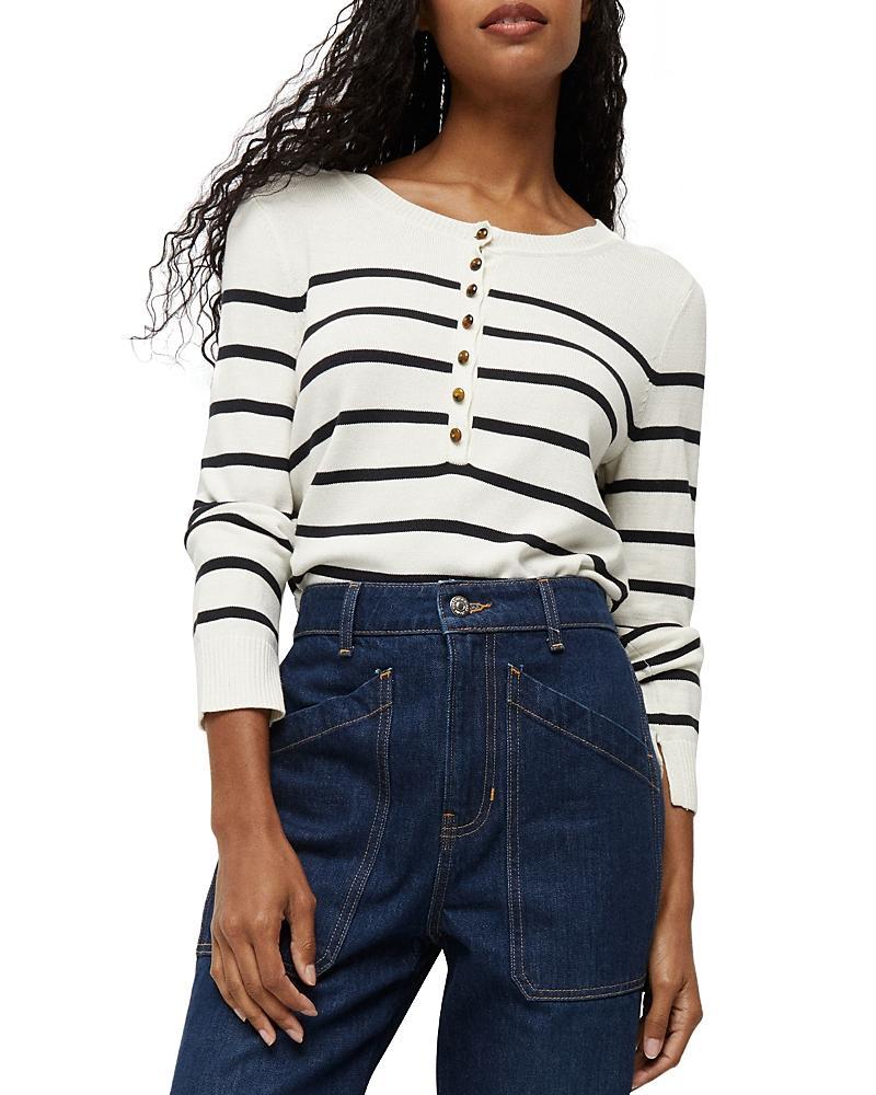 Womens Dianora Striped Knit Sweater Product Image