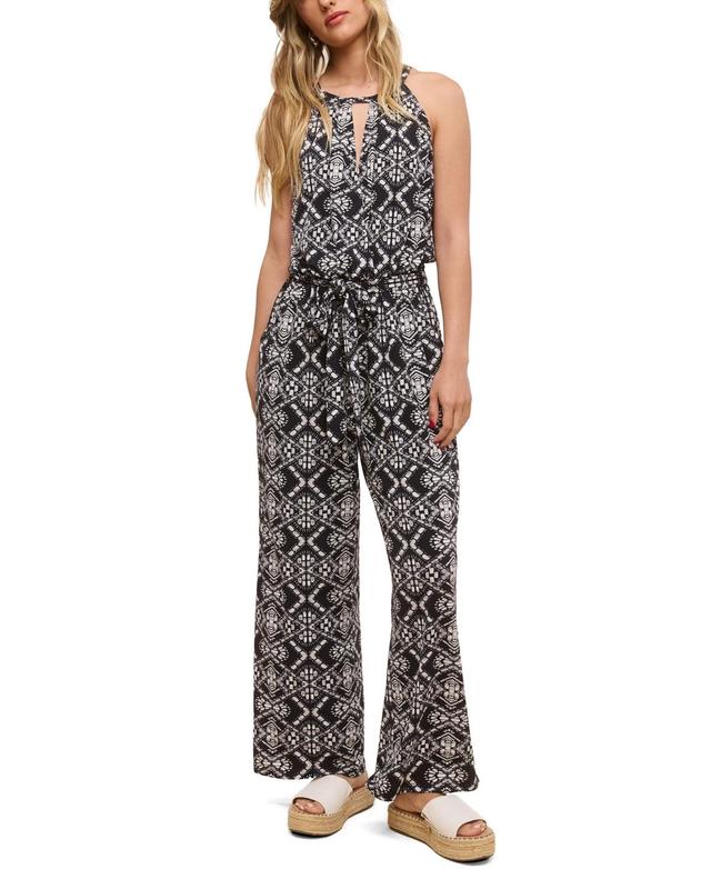 John Paul Richard Womens Printed Matte Jersey Jumpsuit Product Image