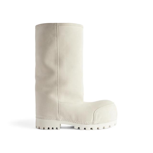 Women's Alaska Fur High Boot in White Product Image