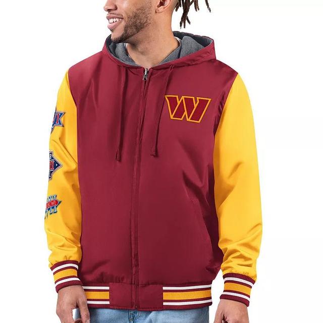 Mens G-III Sports by Carl Banks Burgundy/Gold Washington Commanders Commemorative Reversible Full-Zip Jacket Product Image