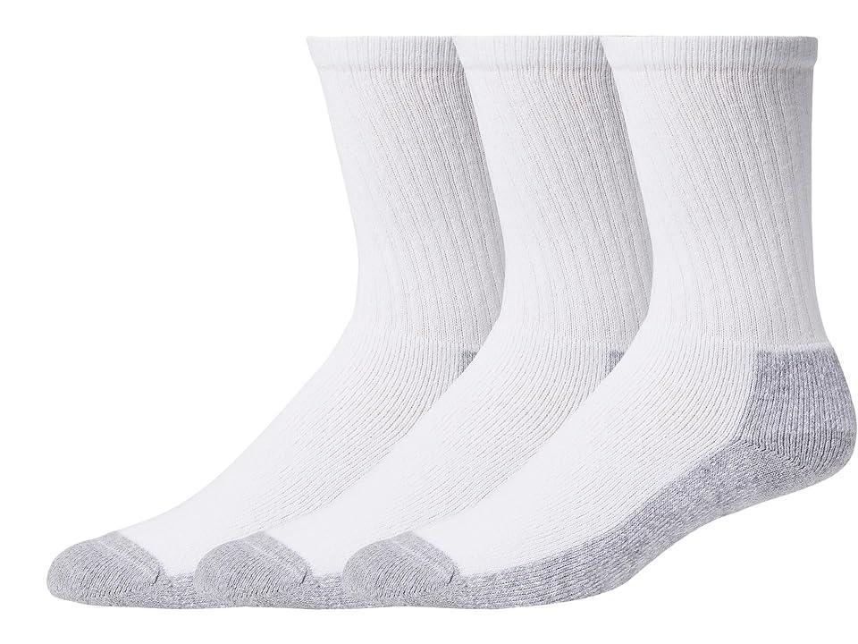 Wigwam At Work Crew 3-pack Sweatshirt Grey) Men's Crew Cut Socks Shoes Product Image