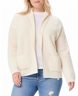 Womens Ribbed Cashmere-Blend Cardigan Product Image