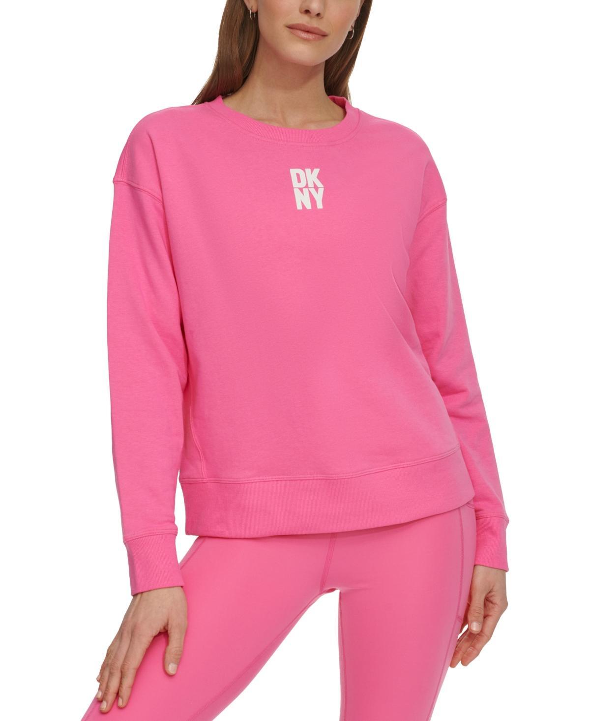 Women's Puff-Logo Long-Sleeve Sweatshirt Product Image