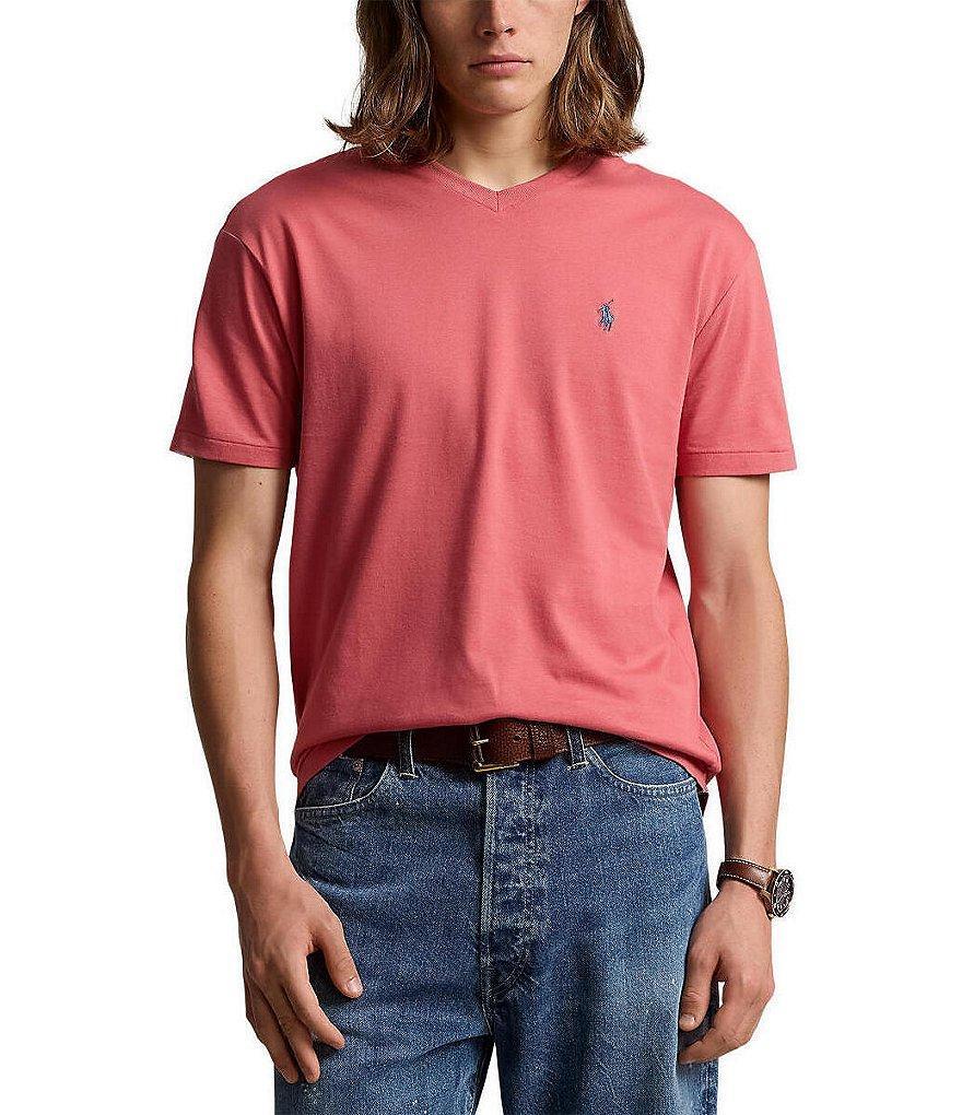 Polo Ralph Lauren Classic Fit Short Sleeve V-Neck T-Shirt Product Image