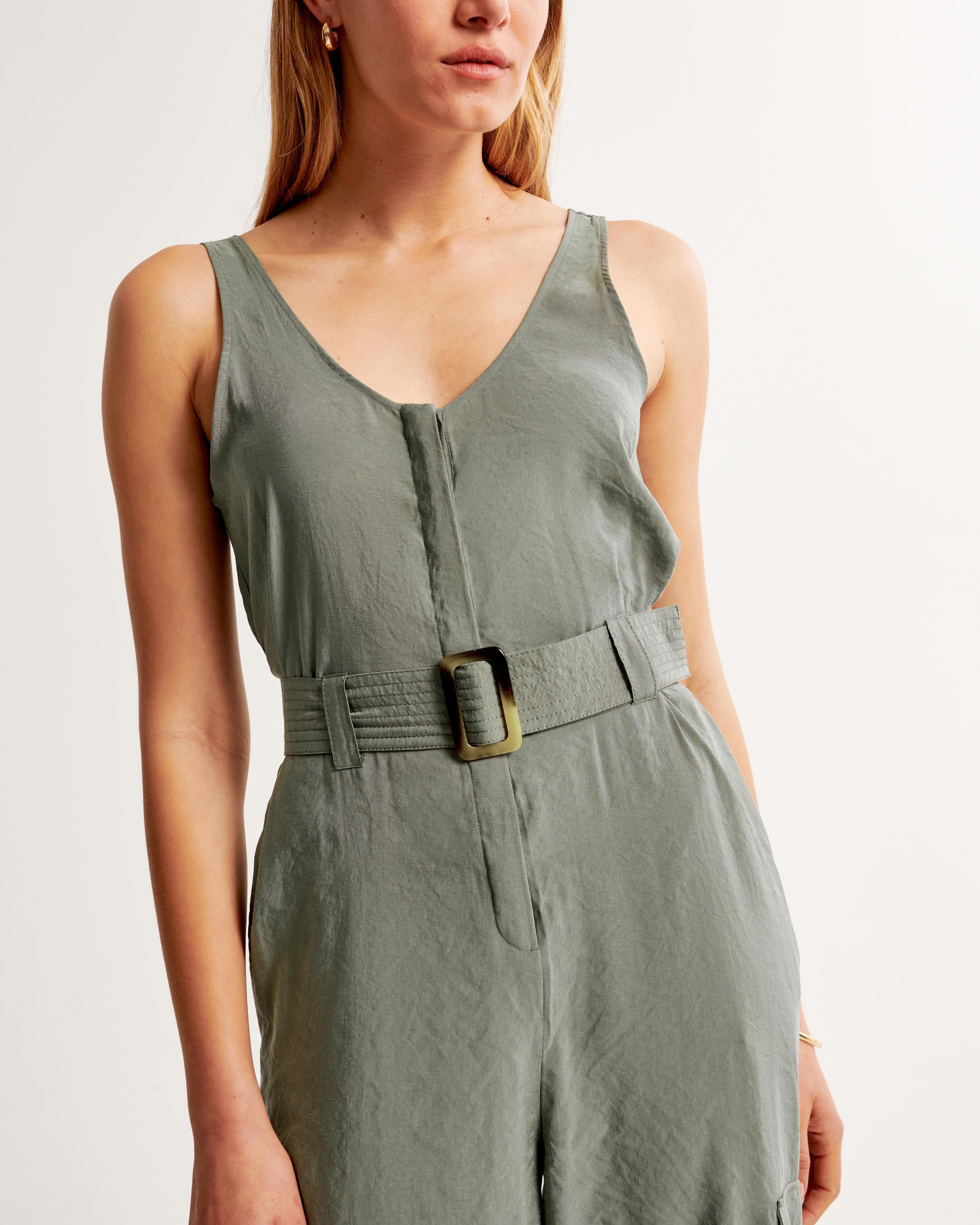 Draped Utility Jumpsuit Product Image