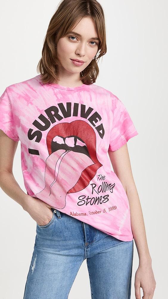 MADEWORN ROCK Rolling Stones Tie Dye Tee | Shopbop Product Image