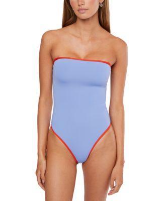 Women's Strapless One Piece Swimsuit  Product Image