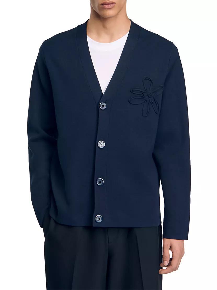 Cardigan with Flower Detail Product Image