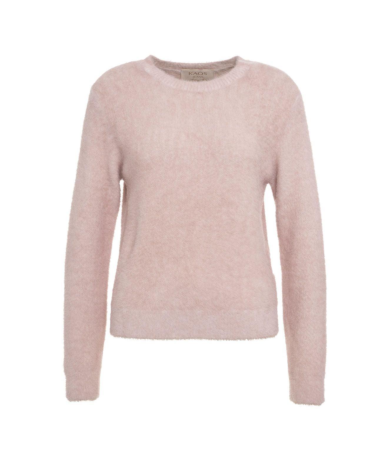 Pullover in maglia pelosa Female Product Image