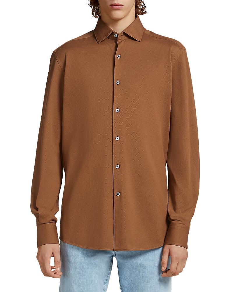 ZEGNA Cotton Button-Up Shirt Product Image