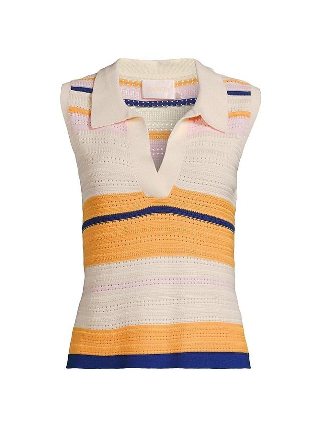 Womens Cora Colorblock Knit Top Product Image