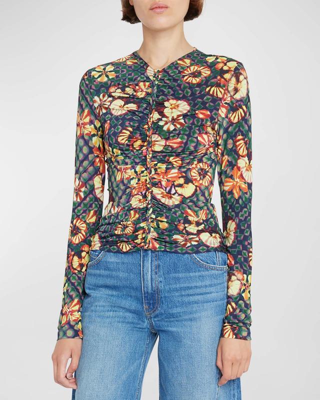 Womens Ricci Long-Sleeve Floral Top Product Image