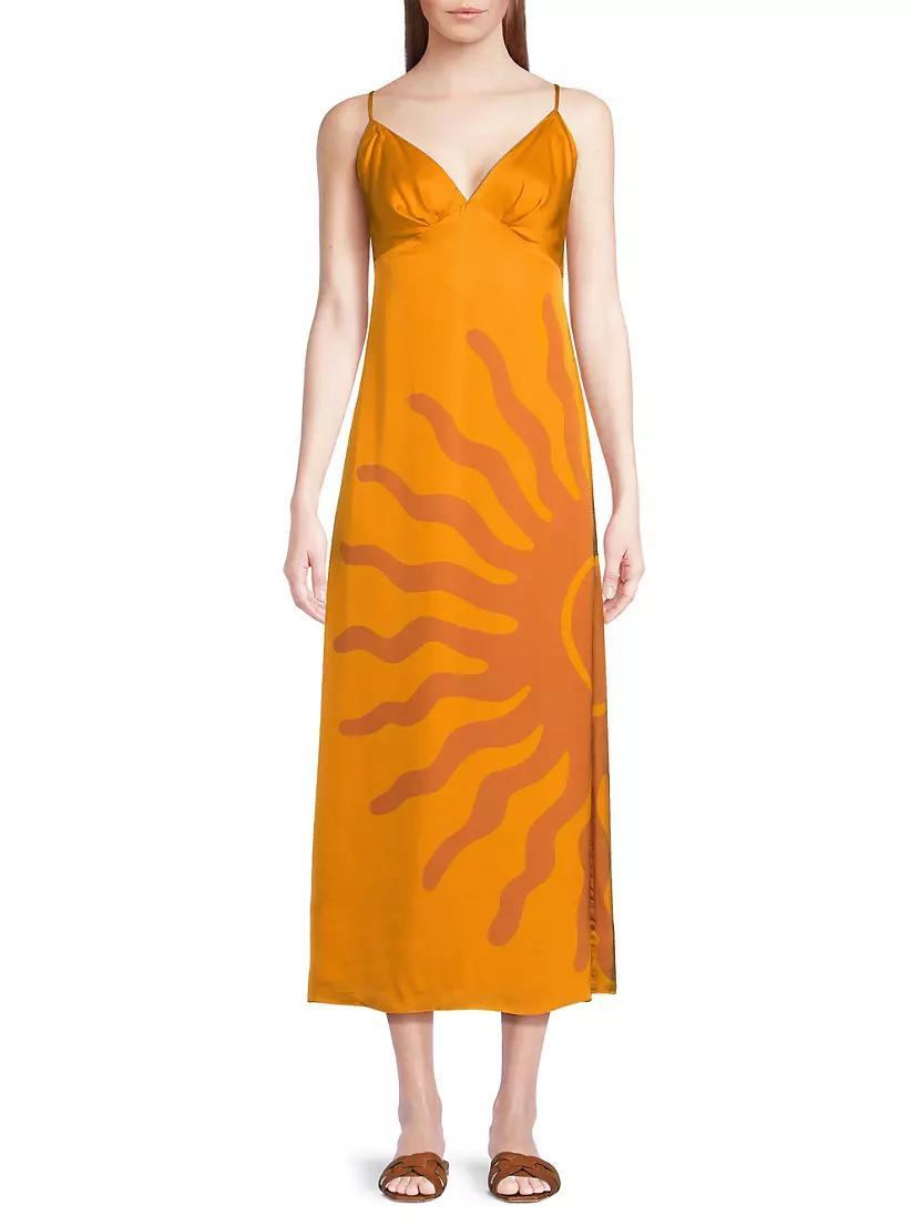 Bahia Sunburst Maxi Dress Product Image