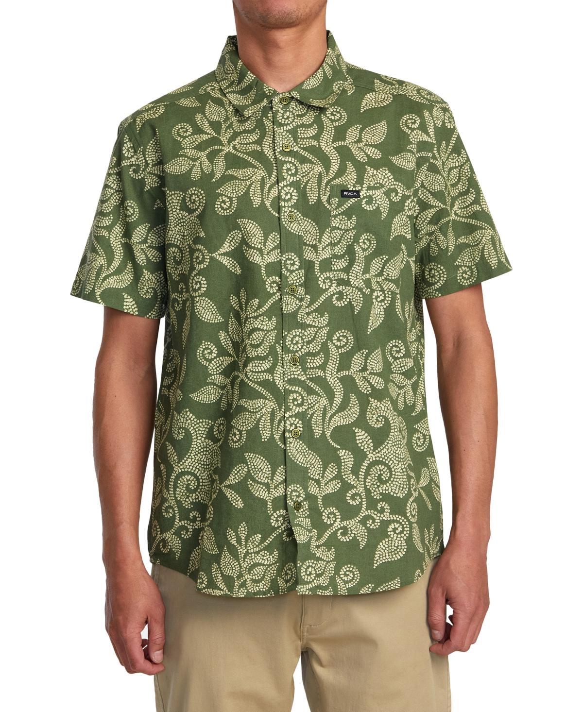 Rvca Mens Rvgazi Short Sleeve Shirt Product Image