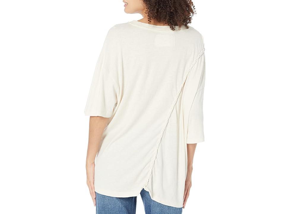 Free People Womens Moonlit Midi Tee - Beige Product Image