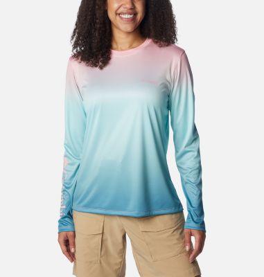 Columbia Women's PFG Tidal Tee Palm Rise Long Sleeve Shirt- Product Image