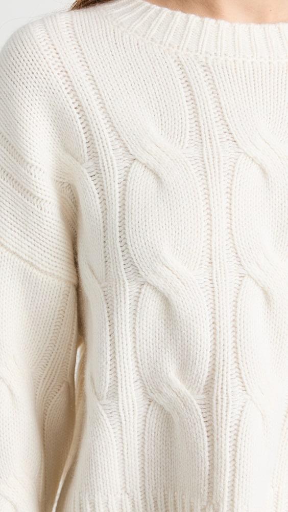 Sablyn Cable Knit Cashmere Sweater | Shopbop Product Image