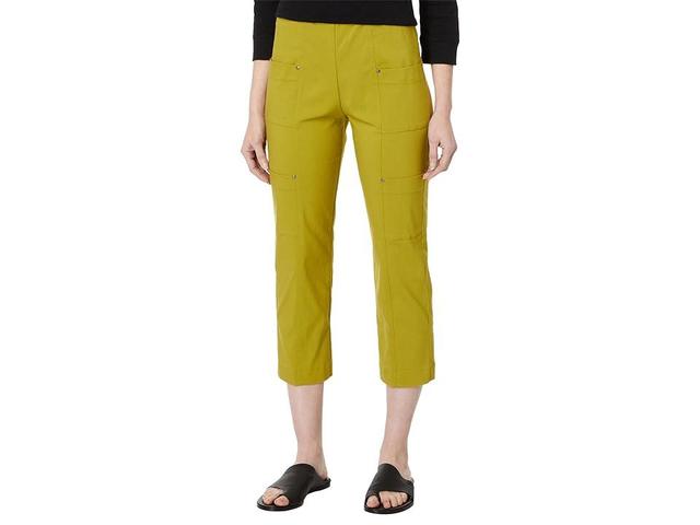 Elliott Lauren Control Stretch Pull-On Cropped Cargo Pants Oil) Women's Casual Pants Product Image