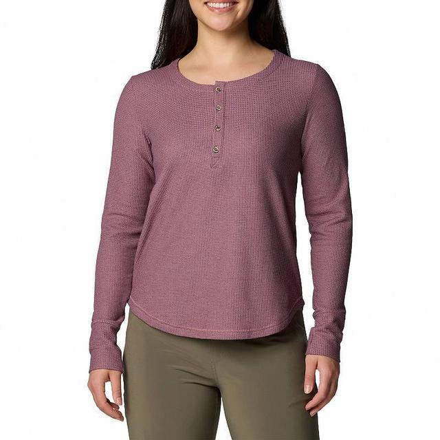 Womens Columbia Blue Point Fall Long Sleeve Henley Product Image