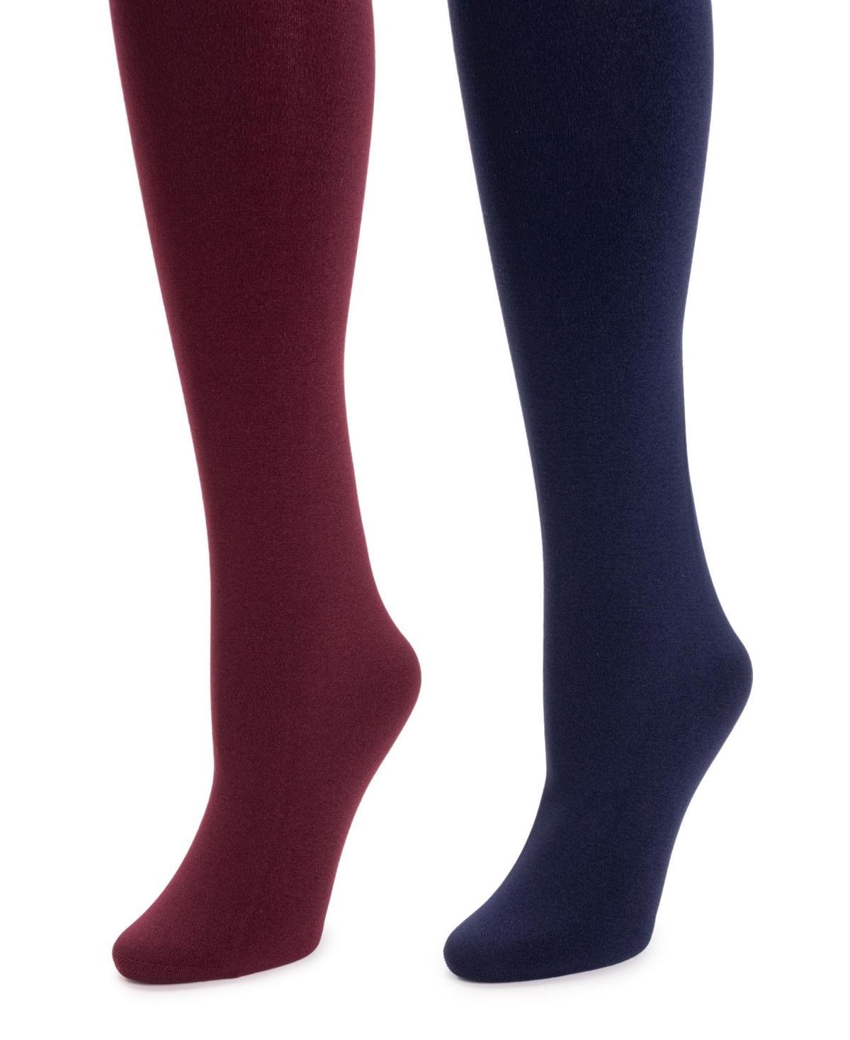 Womens MUK LUKS 2 Pack Fleece Lined Tights Product Image