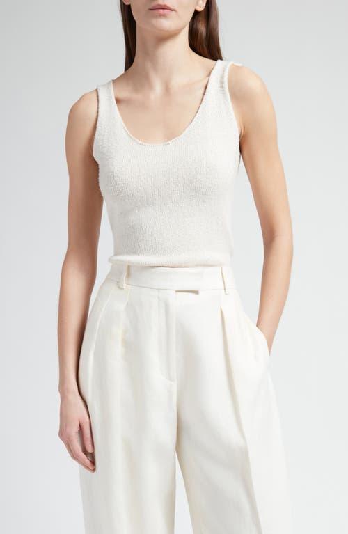 The Row Favana Silk Sweater Tank Product Image