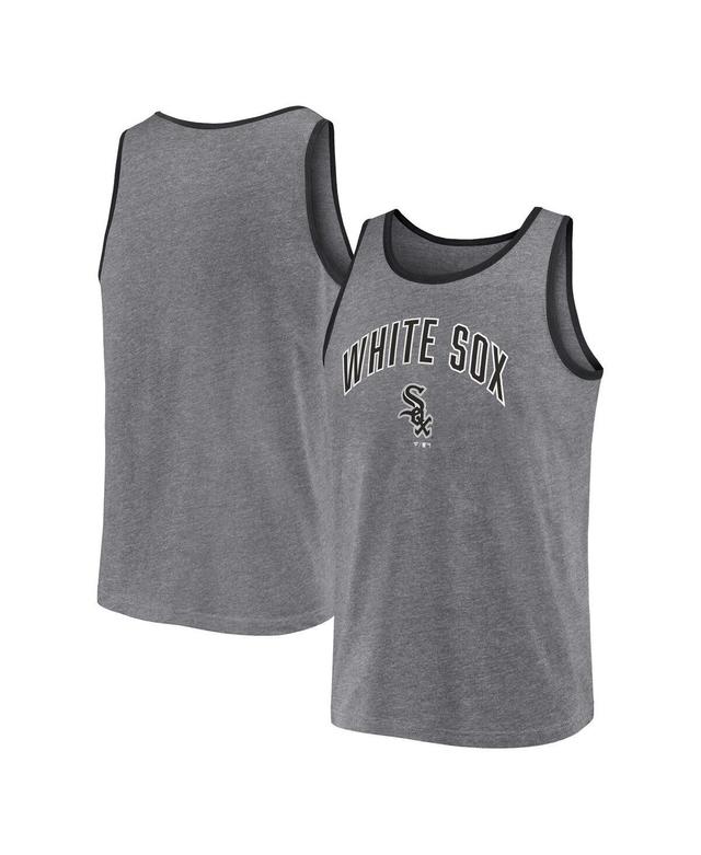 Mens Fanatics Heather Gray Chicago White Sox Primary Tank Top Product Image