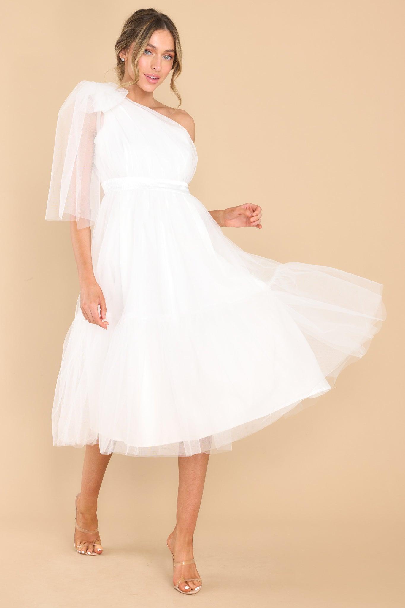 Aura Lifetime Of Love White Dress Product Image