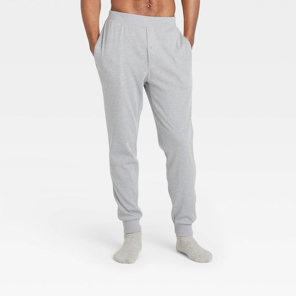 Mens Regular Fit Knit Jogger Pajama Pants - Goodfellow & Co Dark Gray XL Product Image