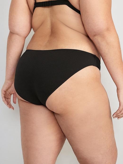 Low-Rise Classic Pucker Bikini Swim Bottoms Product Image