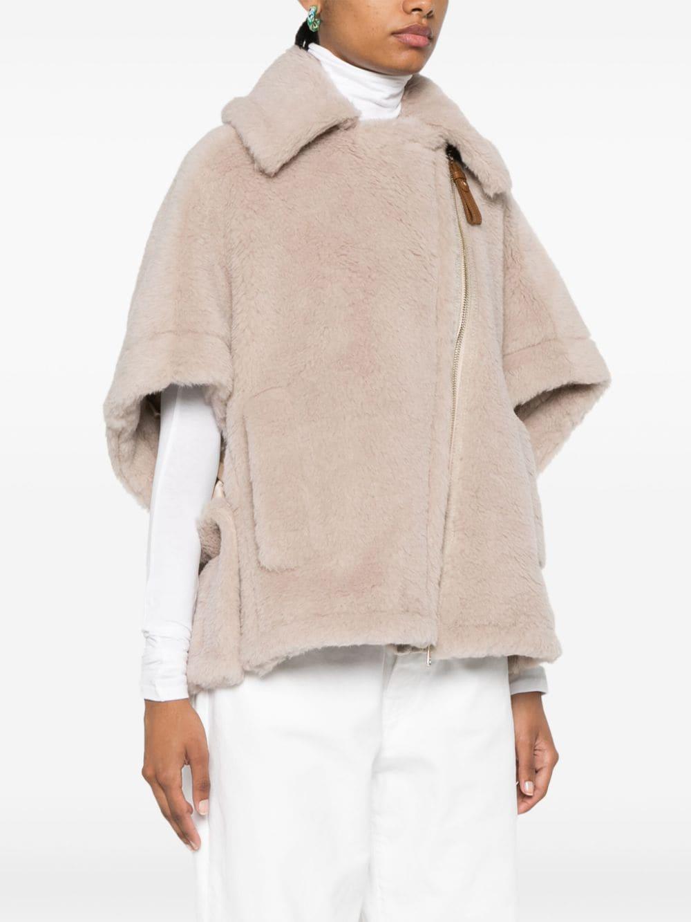 shearling cape Product Image