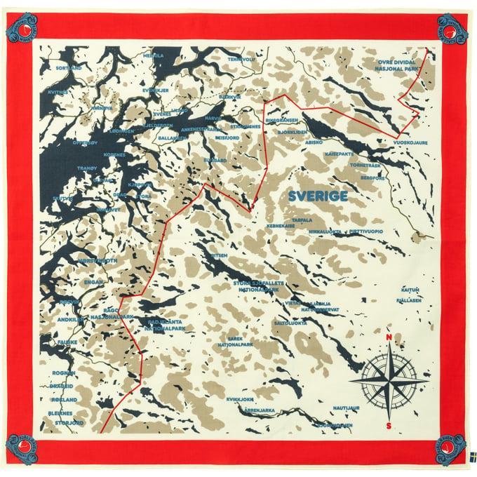 Swedish Classic Map Scarf Product Image