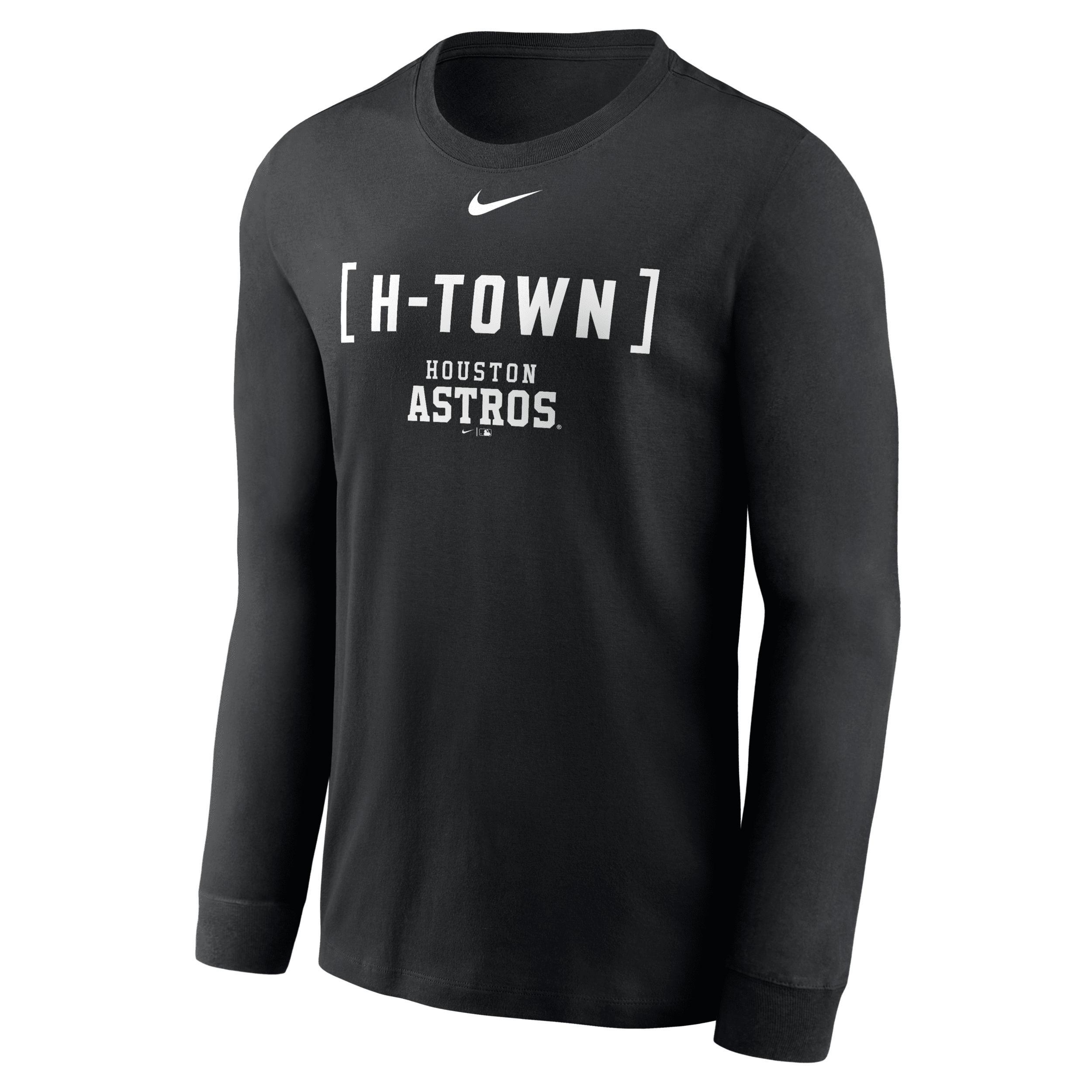 Houston Astros Fashion Nike Mens MLB Long-Sleeve T-Shirt Product Image