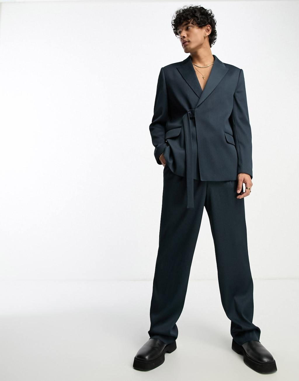 ASOS DESIGN wide leg suit pants Product Image