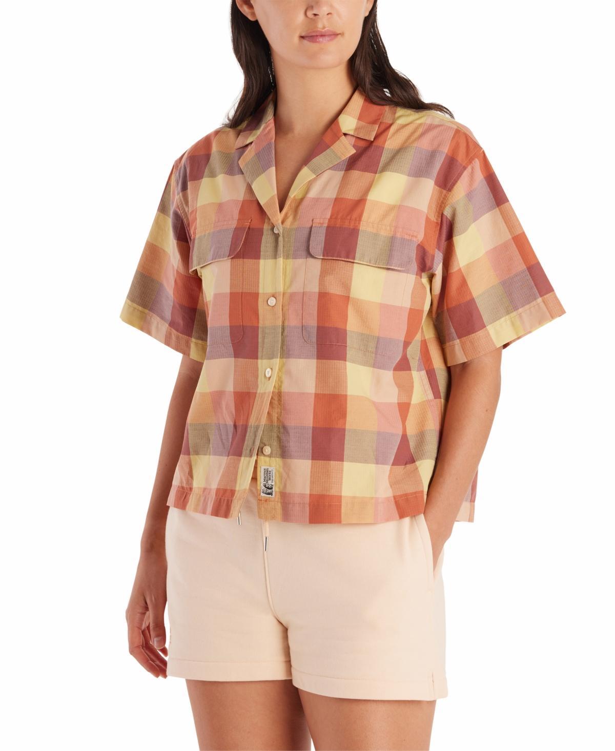 Marmot Womens Muir Camp Striped Short-Sleeve Shirt Product Image