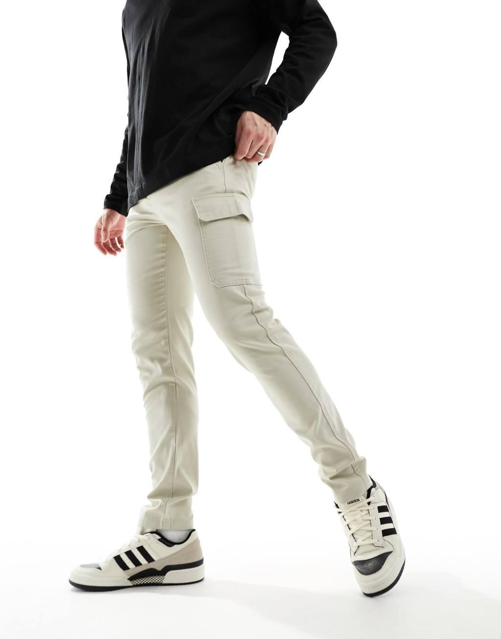 ASOS DESIGN skinny cargo pants Product Image