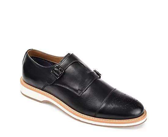 Thomas & Vine Ransom Cap Toe Monk Strap Dress Shoe Men's Shoes Product Image