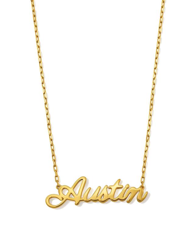 Austin Pendant Necklace in 18k Gold Vermeil Product Image