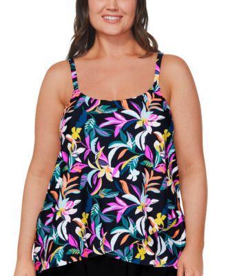 Plus Size Cape Town Tankini, Created for Macy's  Product Image