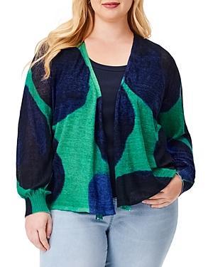 Nic+Zoe Plus Ocean Dot Four Way Cardigan Product Image