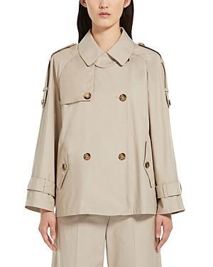 Womens D-Trench Cotton-Blend Jacket Product Image