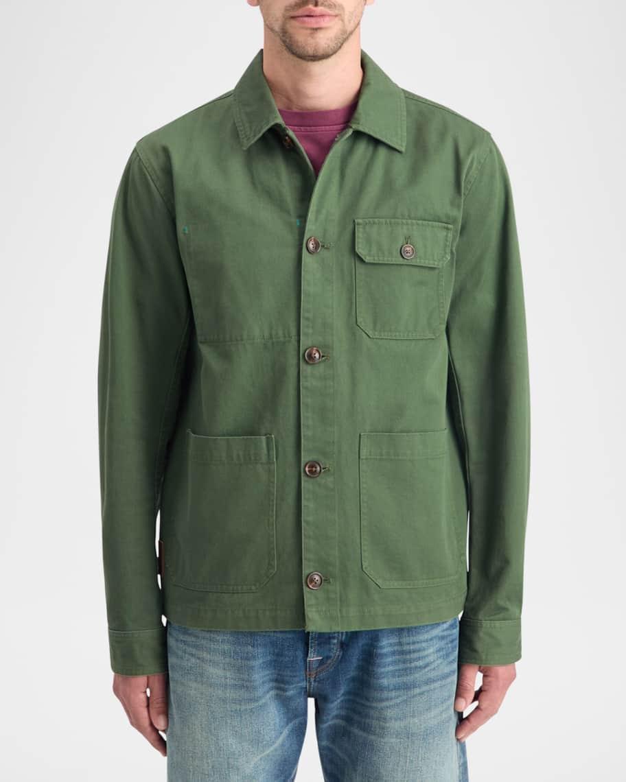 Mens Heavy Twill Worker Jacket Product Image