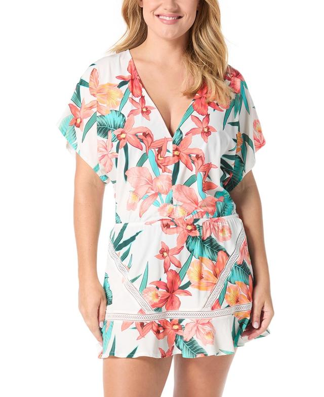 Coco Reef Womens Adorn Dolman-Sleeve Cover-Up Dress Product Image