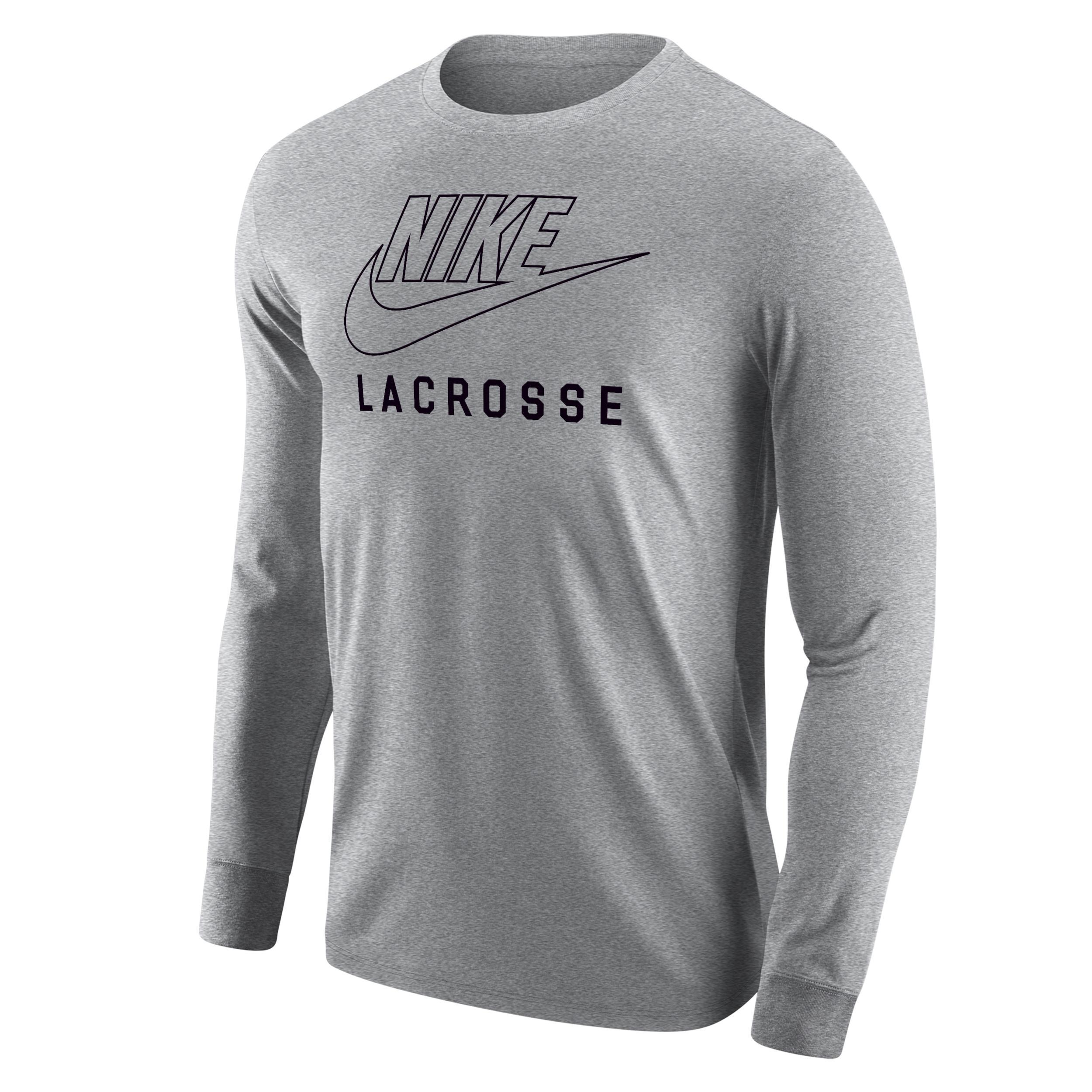 Nike Men's Swoosh Lacrosse Long-Sleeve T-Shirt Product Image