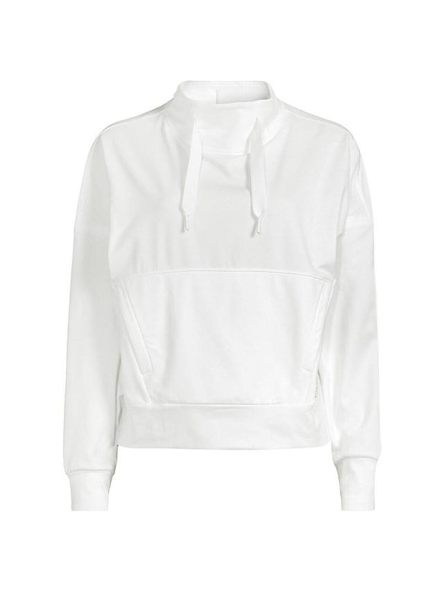 Womens Evie Mock Turtlneck Sweatshirt Product Image