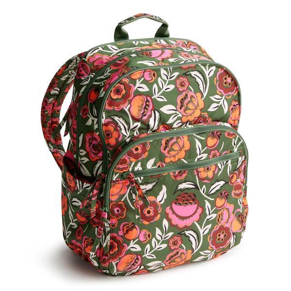 Large Bancroft Backpack - Bubbly Flowers Green Product Image